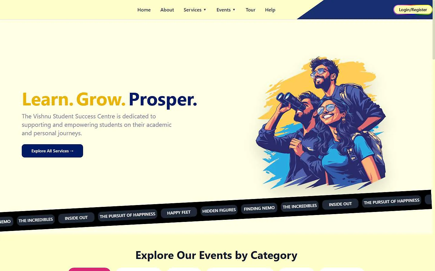Vishnu Student Success Centre screenshot
