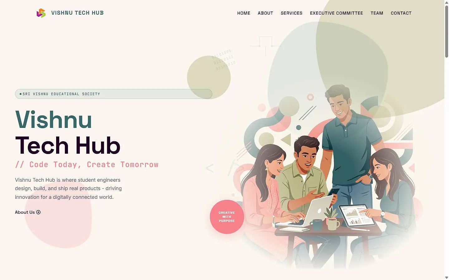 Vishnu Tech Hub screenshot